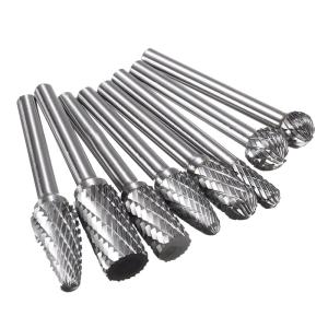 China Single Cut Tungsten Carbide Rotary Burrs For Aluminum Workpiece Grinding factory