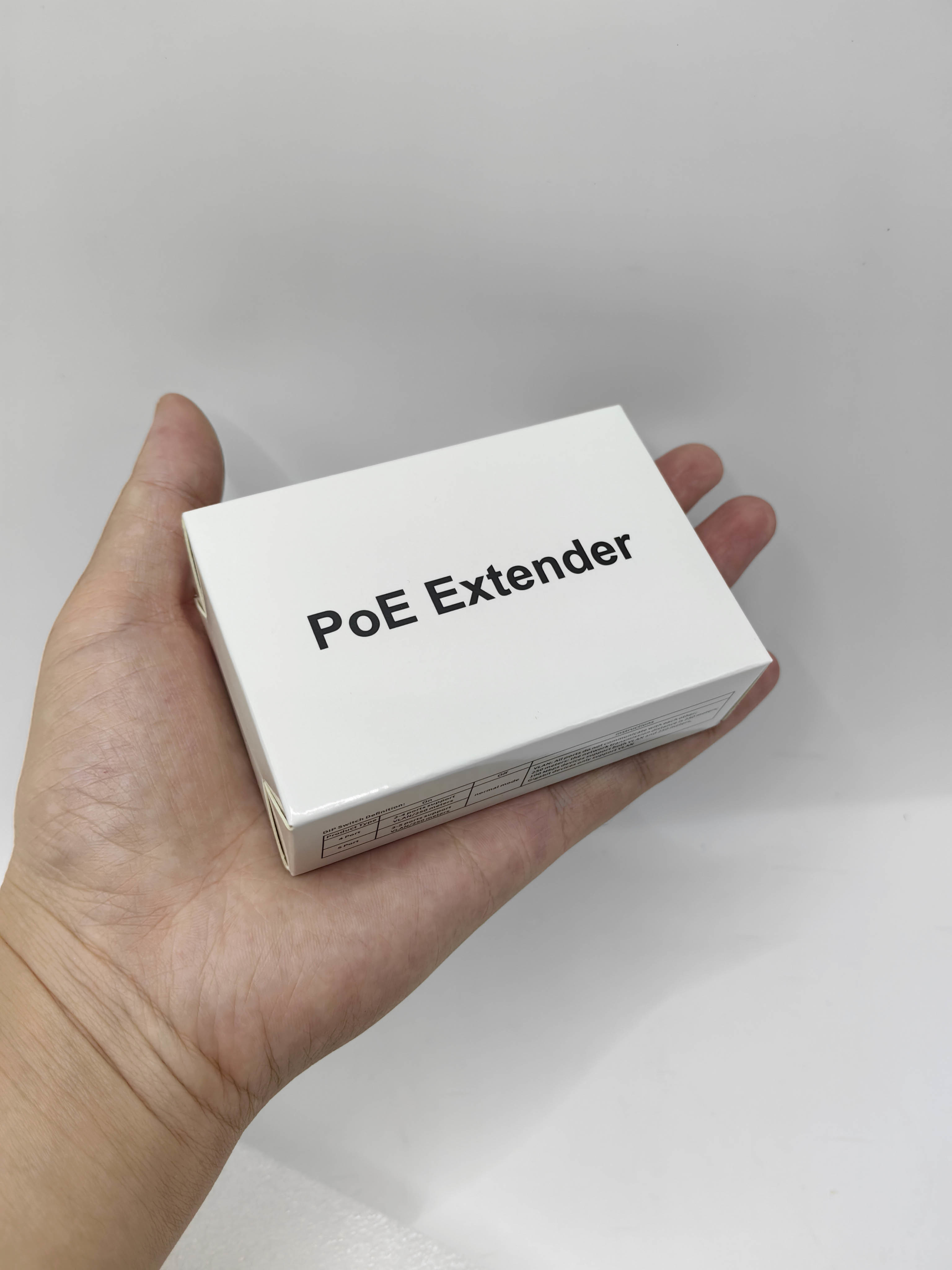 DIN Rail POE Repeater Extender 1In 3Out 100m POE Input:44~57V/30W, POE Output 25W IEEE802.3AF/AT