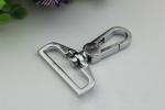 High end quality nickel & gunmetal color 38 mm snap hook bag with polishing
