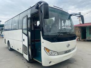 China Used Passenger Bus 30 Seats Sealing Window Yuchai Engine 2+2 Seats Layout AC Used Higer KLQ6755 factory