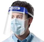Medical Clear 0.25MM Plastic PPE Face Shields Splash Protection 33cm*22cm Size
