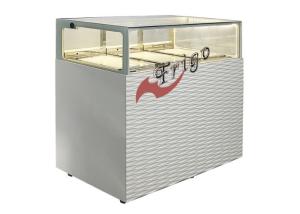 China Refrigerated Acrylic Chocolate Display Case 14 -18 Degree Digital Humidity Controller factory
