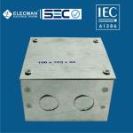 IEC 61386 Steel Electrical Conduit Junction Box Welded Outside Electrical
