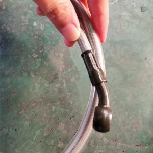 China Motorcycle 3.2mm *7.5mm 1/8” Stainless Steel Braided Brake Line Assembly Production Factory factory