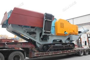 China Feeding 2100mm Coarse Hydraulic Jaw Crusher 80t/H For Quarry factory