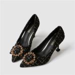 ZM022 857-10 Autumn New 2020 Sexy Women'S High Heel Shoes Wholesale Diamond Cat