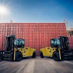 Wei Chai Engine 30 Ton 35 Ton Diesel Port Forklift Rough Tire Min Lifting Height