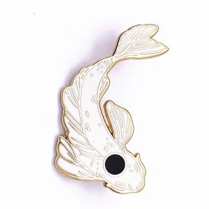 China Size Custom Metal Lapel Pins , Lovely Fish Lapel Pins For Collectible factory