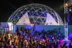Fire Ratardant Steel Hexagonal Geodesic Dome Shelter Tent 20 Diameter