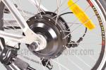 36V 250W Folding Electric Bike Full Suspension EN15194 With Shimano Derailleur