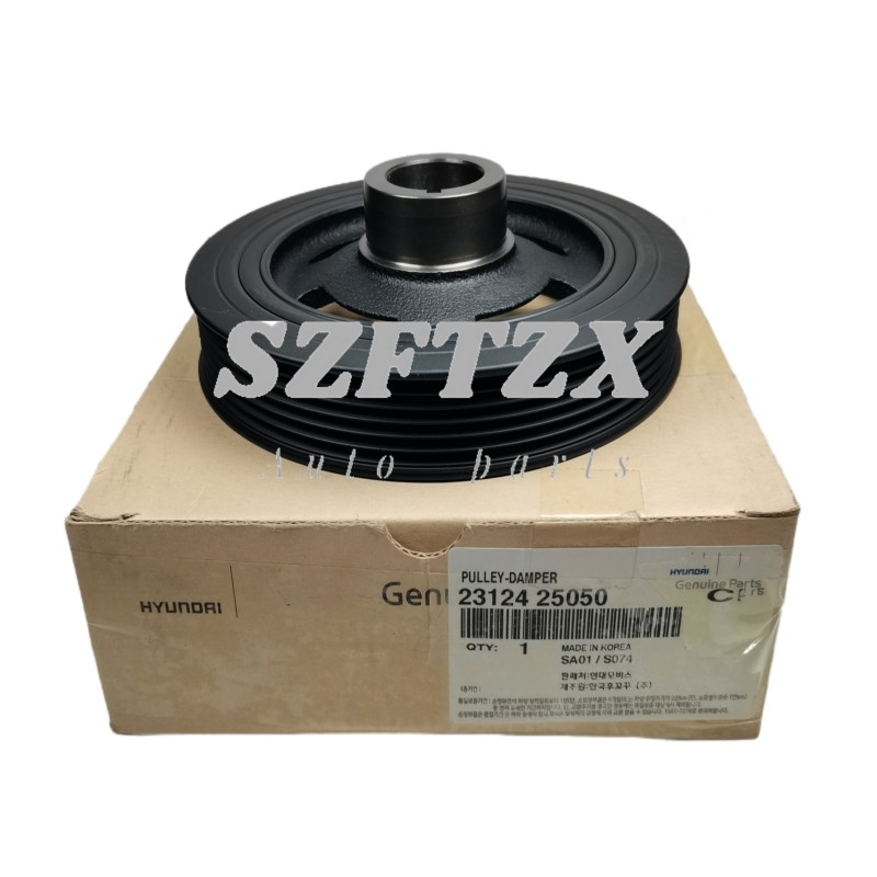 Genuine New 2312425050 23124-25050 ENGINE CRANKSHAFT PULLEY for Hyundai Sonata Kia Optima Rondo