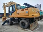Korean Used Wheel Excavator , Hyundai R200W Used 20 Ton Excavators Long Life