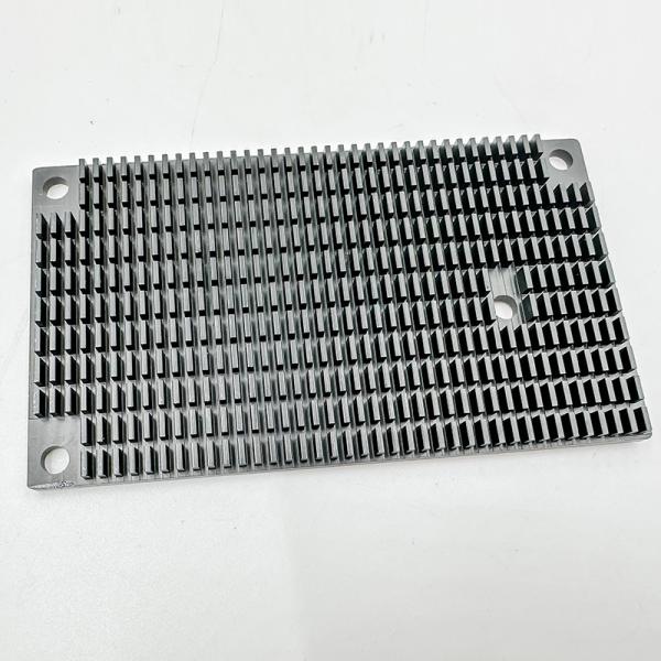High Precision CNC Machining Parts Black Slotted Aluminum Power Amplifier