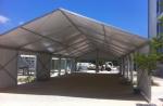 Weatherproof Commercial Storage Tents With Enhanced UV Protection Flame