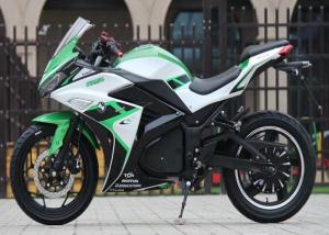 China Full Electric Battery Motorcycle Sport Bike 30 Degree Climbing Capacity factory