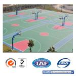 IAAF Approved Moistureproof PU Athletic Flooring Systems Fadeless