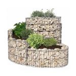 Silver Galvanized/PVC Coated Gabion Baskets Welded Gabion Boxes 100*100*50