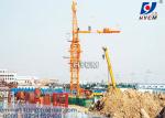QTZ5013 Hammerhead Tower Crane 2.5m Block Mast Sections 10 Story Building