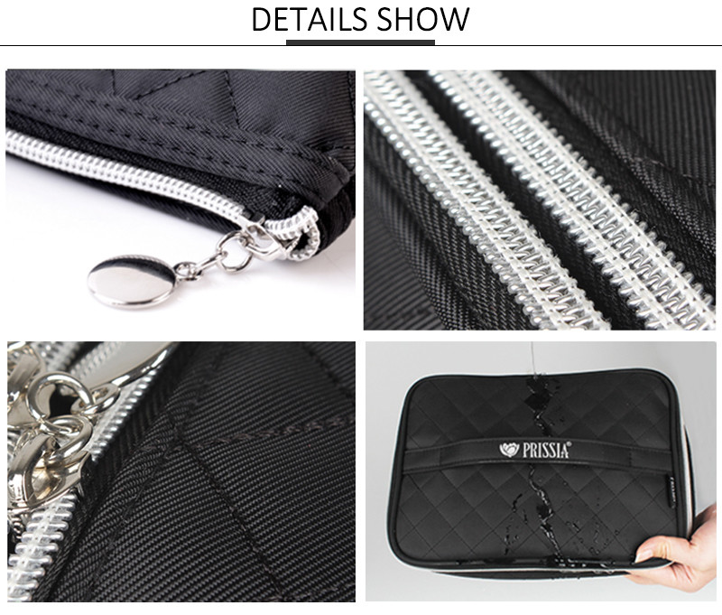 Pure Color Cute Stylish Cosmetic Bag For Women Travel Toiletry Bag Organizer