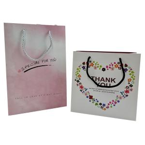 High Quality Recyclable Customize Design Fancy String Handle Shopping Paper Bag