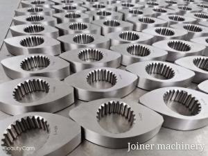 China JSW Steel Works Extruder Screw Elements for PPE Products in Petrochemical factory
