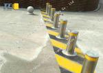 Stainless Steel Rising Security Bollards 220 Vac Max Control For Road Safety