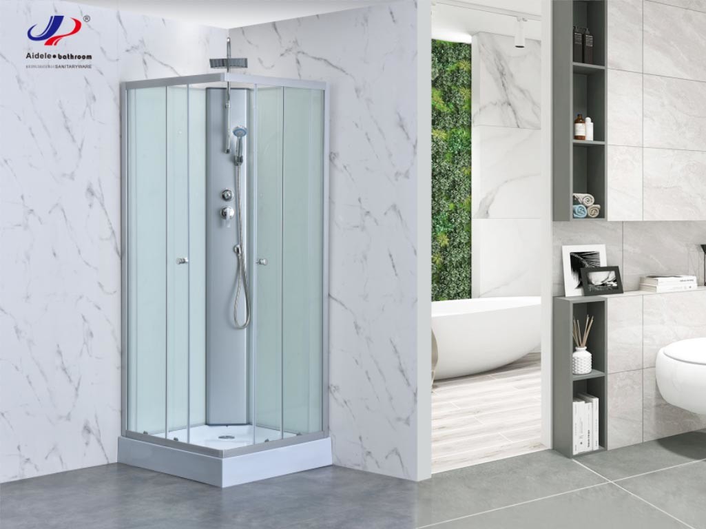 Stylish Alum Frame Shower Room With 4/5mm Tempered Glass For Modern And Durable
