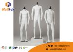 FRP Clothing Showing Male Model Props Retail Shop Fittings With Wooden Cover