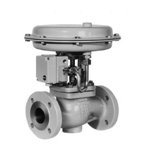 China DIN Version Pneumatic Control Valve Pneumatic Globe Control Valve Alloy / Steel Material factory