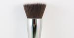 Black Long Handle beatuty tool Powder cosmetic Brush With Brown Nylon Hair