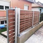 Outdoor WPC Door Board Fireproof Wood Plastic Composite Material