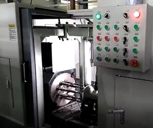 China 3 Sided Drill Press Tapping Machine For Gate Valves And Hydraulic Valves factory