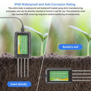 8-in-1 Soil Sensor For Android NPK PH Moisture EC Salinity Meter