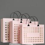 Business Shopping Gravure Printing High End Fashion Luxury Heavy Hollow Out