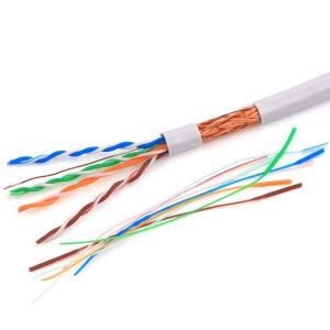 China CAT5e SFTP Bare Copper Conductor Ethernet Cable 4 Pairs Conductor factory