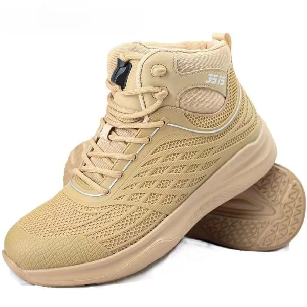High Quality Sand Color Tactical Boots Men Ultralight Anti Stab Outdoor Short