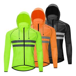 China Reflective Windbreaker Style Jacket , Multi Pocket Jacket Breathable Skin Apparel factory