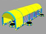 2014 New Design Kids Inflatable Pool with Suncover Roof