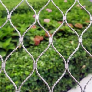 China Landslide Protection Balustrade Stainless Steel Cable Zoo Animal Mesh Decorative Mesh factory