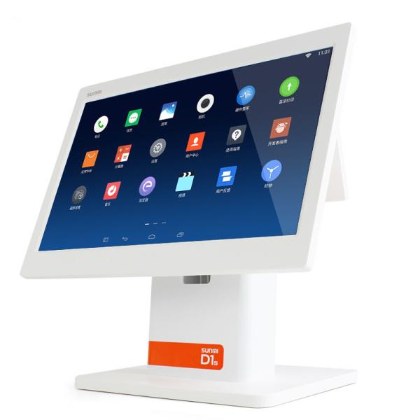 Supermarket Toggery Android Cash Register Double Touch Screen All In One Pos