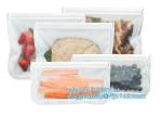 China manufacturer custom foodgrade reusable peva food storage bag, Reusable