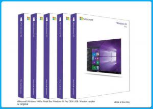 China Geniune OEM Windows 10 Pro Product Key , computer system hardware 100% activation online on sale