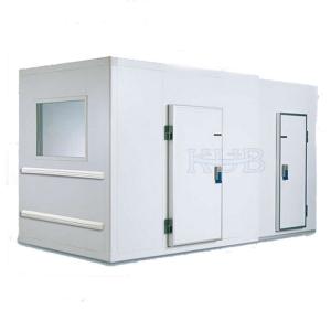 China 0 - 5 Degrees Celsius Cold Storage PU Panels Room Hinger Swing Door 220V factory