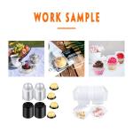 Square 2mm 380V Thickness Egg Cake Box Making Machine Low Energy Consumption