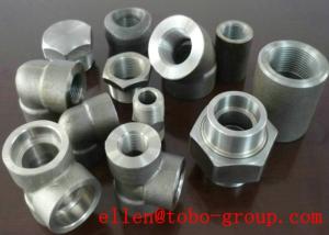 China ASME B16.11 SW 45 Degree Elbow Stainelss Steel Pipe Fittings DN6 - DN100 3000LB factory