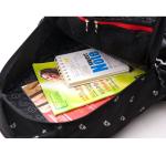 Heavy Duty Laptop Outdoor Sports Backpack Printed Polyester Leisure For Students