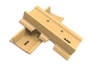China Boron SG Track Shoe Plate D275A Single Grouser Track Pads factory