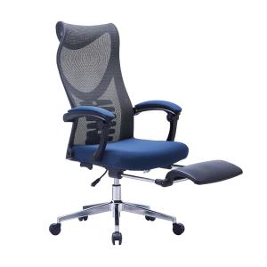 China Computer Office Chair Staff Home Mesh  Lift Swivel Office Chair With Footrest on sale
