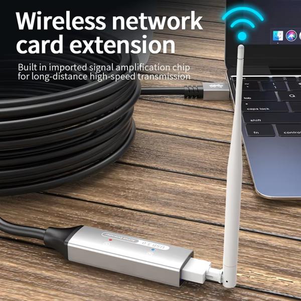 USB 3.0 Hub Extension Type A Male To Female Data Cord With USB C Hub Power Extra Long