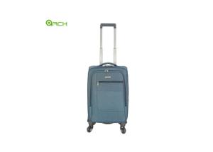 China Expandable Luggage with Spinner Wheels and Two Pockets factory